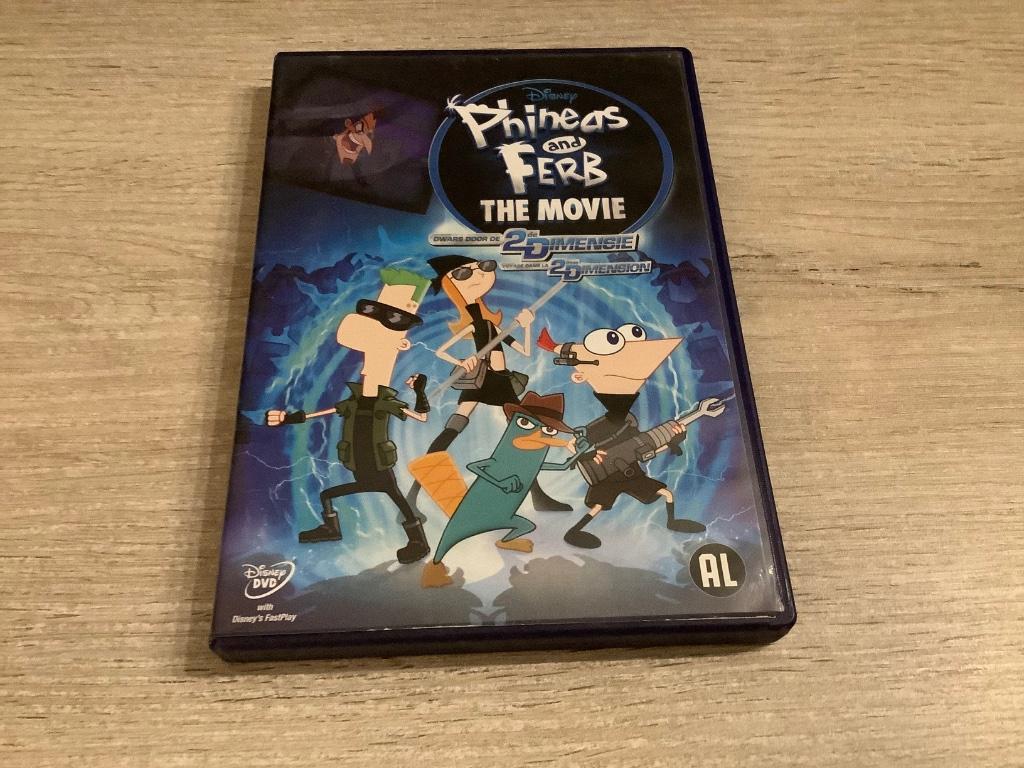 Disney Phineas and Ferb the movie DVD (2011), Europees, Tekenfilm, Alle leeftijden, Ophalen of Verzenden