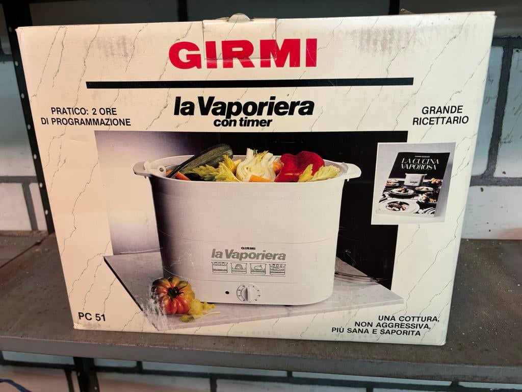 Girmi stoomkoker, Ophalen, Nieuw