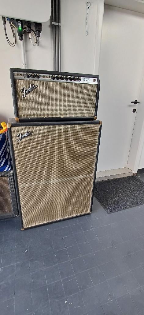 Fender Bandmaster Reverb TFL5005D - 1969 Head+cab ORIGINAL, Enlèvement, Utilisé, Guitare, Moins de 50 watts