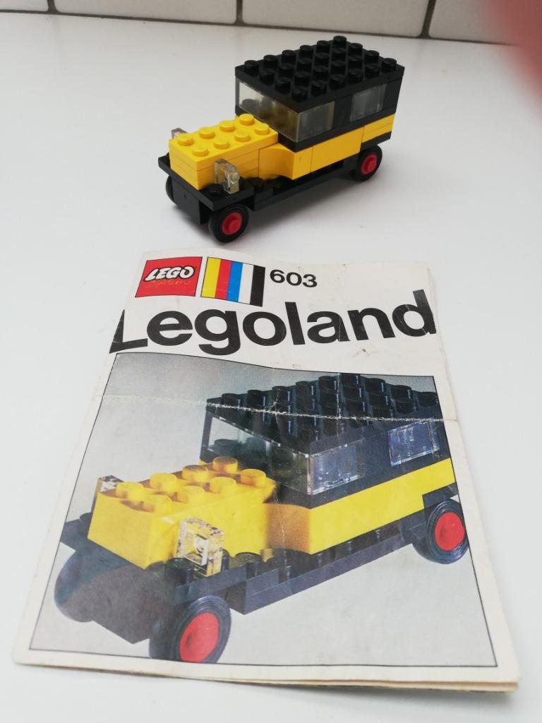 lego 603 vintage car, Ophalen of Verzenden, Gebruikt, Complete set, Lego