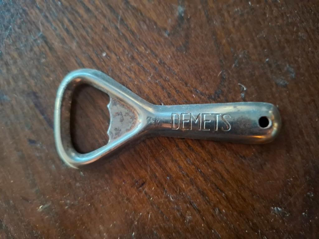 Demets Lauwe flesopener, Verzamelen, Verzenden, Gebruikt, Flesopener, Overige merken