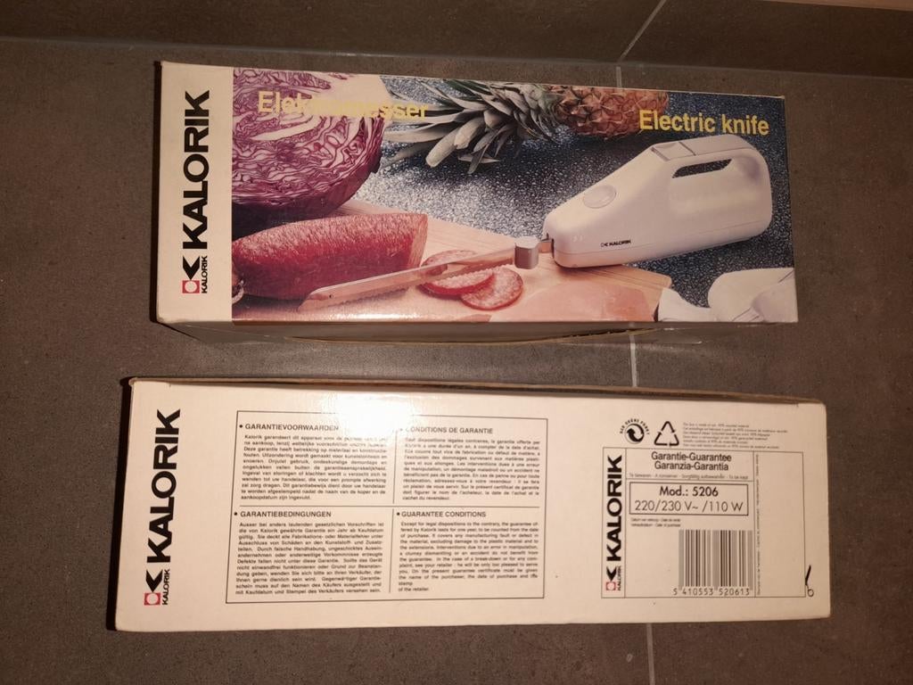 Elektrisch mes Kalorik nieuw, Elektronische apparatuur, Ophalen of Verzenden, Zo goed als nieuw