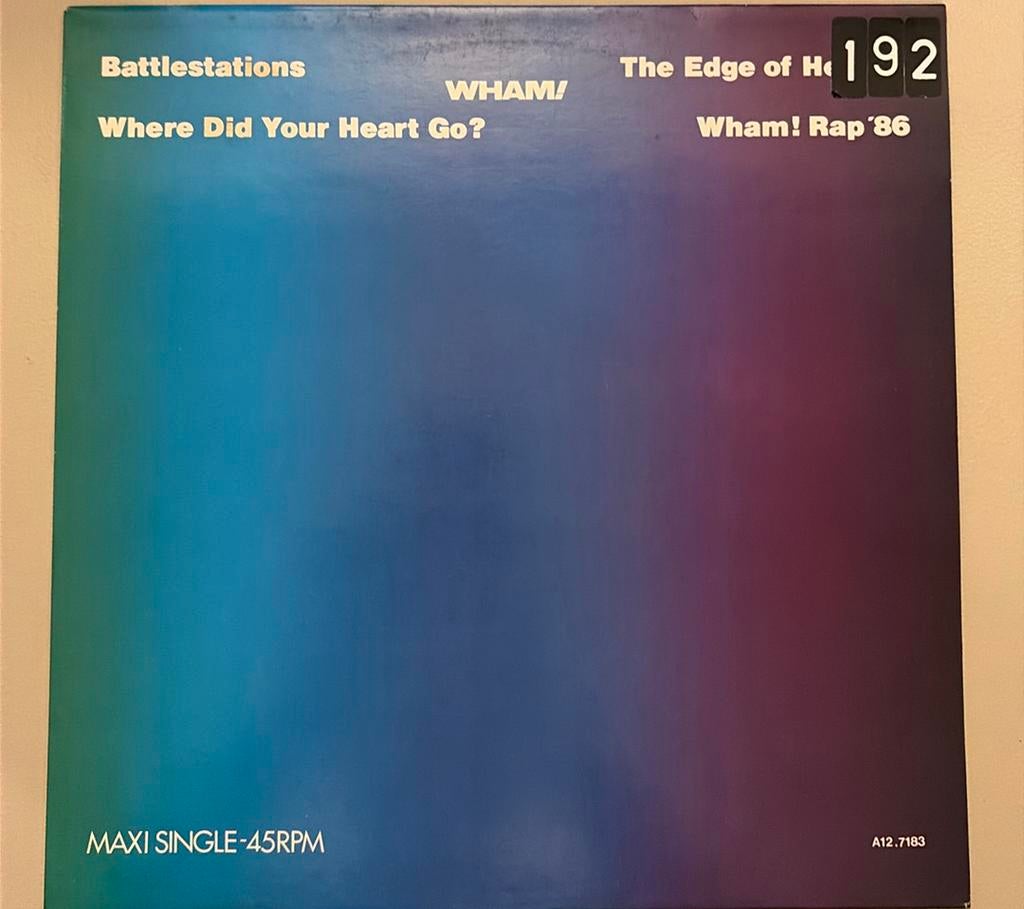 Wham maxi single - the edge of heaven, Ophalen of Verzenden, Gebruikt