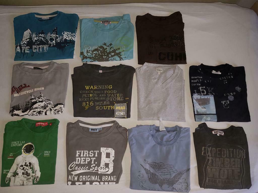 longsleeves - maat 128, Enfants & Bébés, Vêtements enfant | Taille 128, Chemise ou À manches longues, Comme neuf, Enlèvement, Adidas