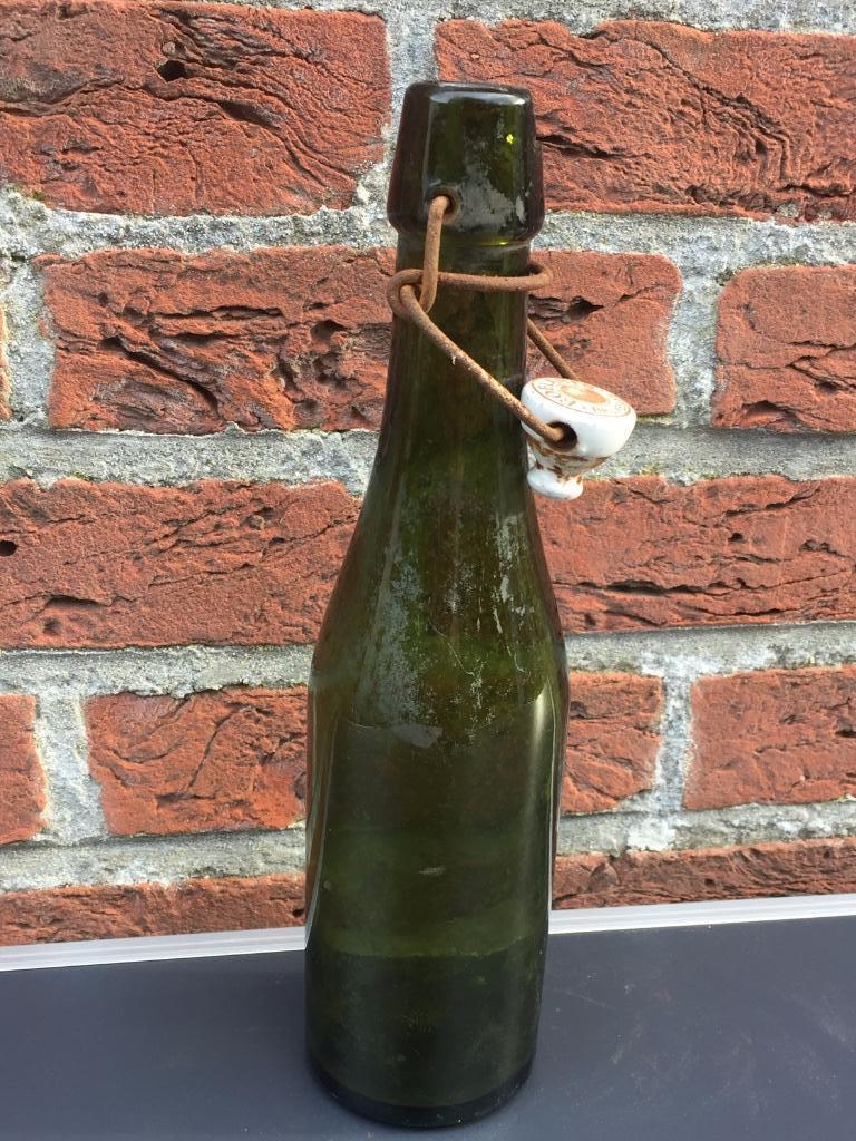 Oude bierfles Roelants Brussel H242mm, Ophalen of Verzenden, Gebruikt, Flesje(s), Overige merken