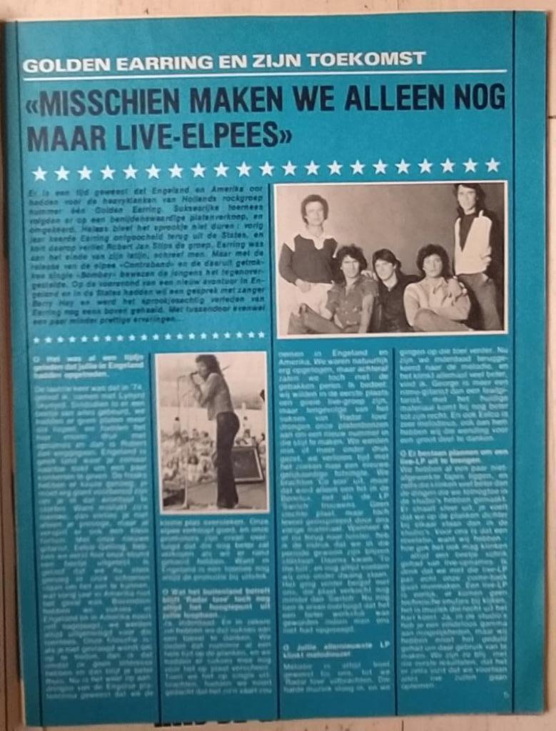 tijdschriftartikels Golden Earring (uit Joepie), Verzamelen, Ophalen of Verzenden