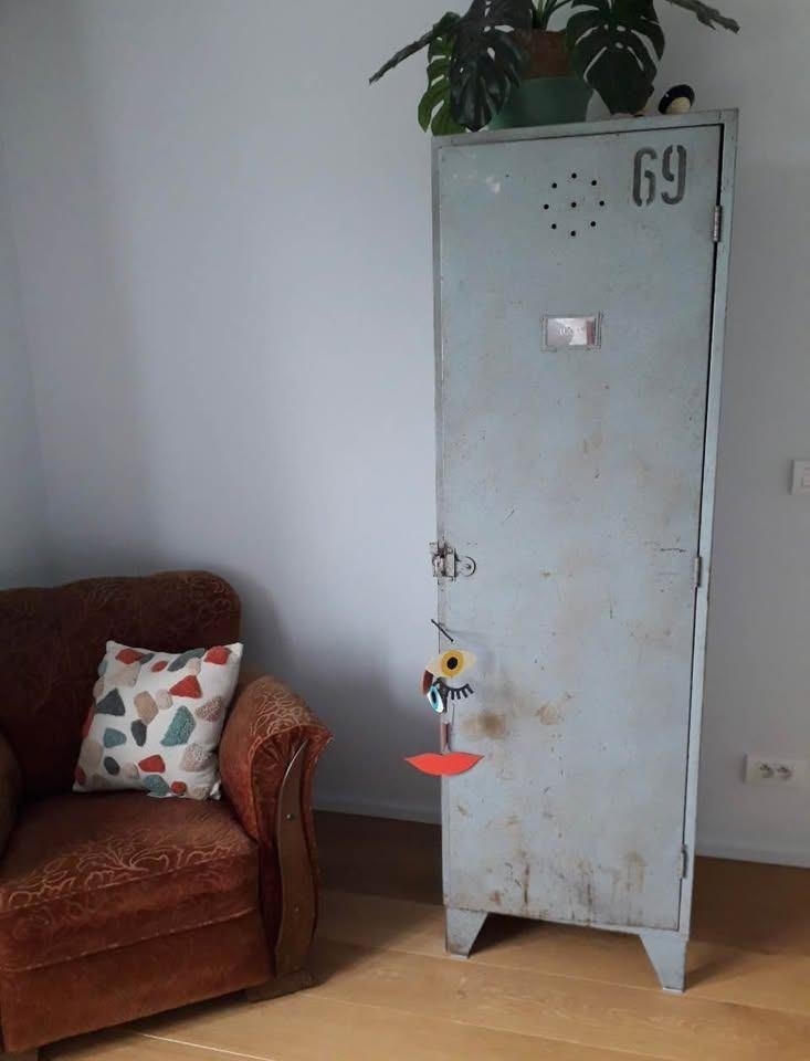 Vintage lockers, Ophalen, Gebruikt, Industrial