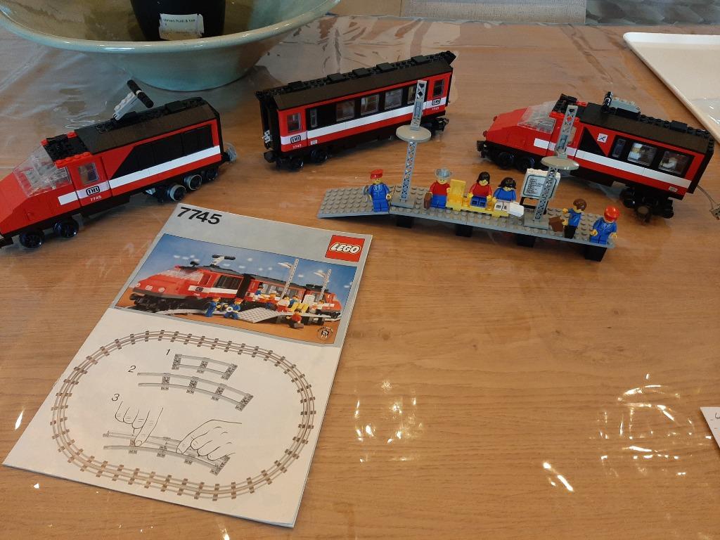 Lego set 7745 High-Speed City Express Passenger Train, Ophalen of Verzenden, Gebruikt, Complete set, Lego