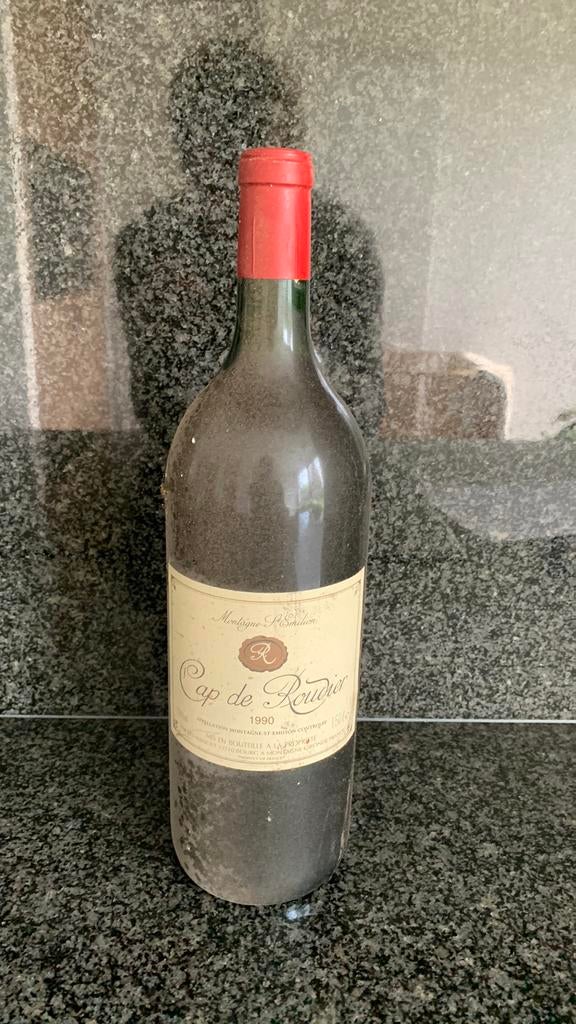 Cap de Roudier - Saint Emilion - magnum 1,5L - 1990, Enlèvement ou Envoi, Comme neuf