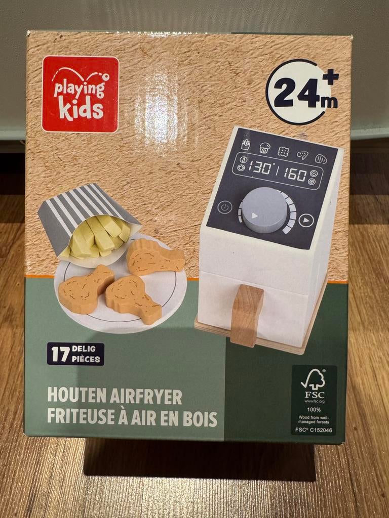 houten airfryer speelgoed voor kinderen, Ophalen of Verzenden, Nieuw, Jongen of Meisje