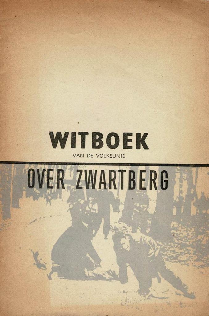 Witboek van de Volksunie over Zwartberg, Ophalen of Verzenden, Gelezen