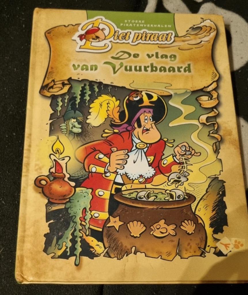 Piet  Piraat - De Vlag van vuurbaard, Eén stripboek, Ophalen of Verzenden, Gelezen, Studio 100