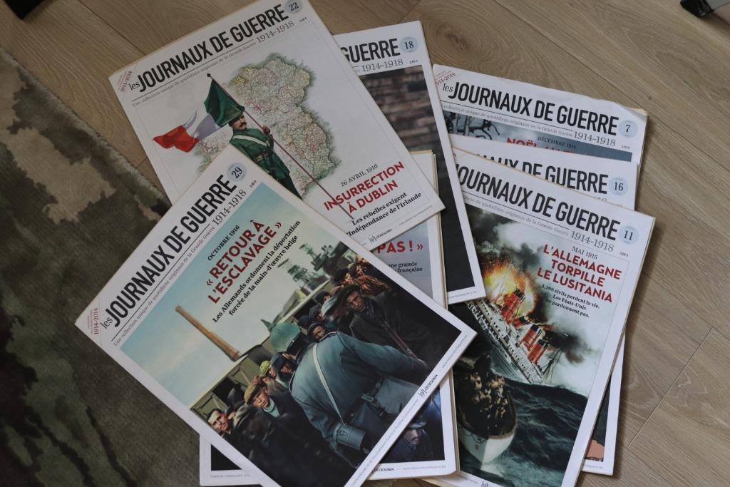 lot de 8 journaux de guerre, Enlèvement ou Envoi, Journal ou Magazine