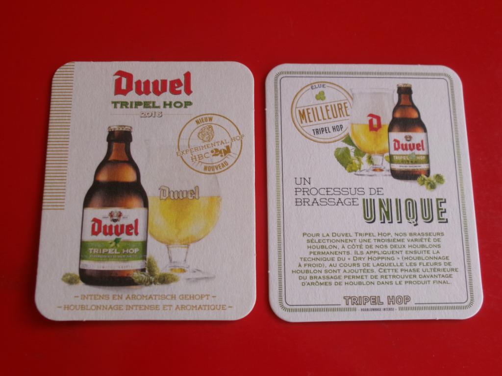 2 SOUS - BOCKS * DUVEL TRIPEL HOP  *, Verzamelen, Biermerken, Ophalen of Verzenden, Nieuw, Viltje(s), Duvel