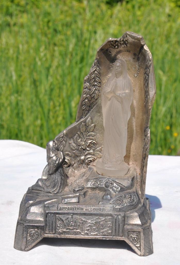 apparition de lourdes en regule avec vierge opaque, Enlèvement ou Envoi