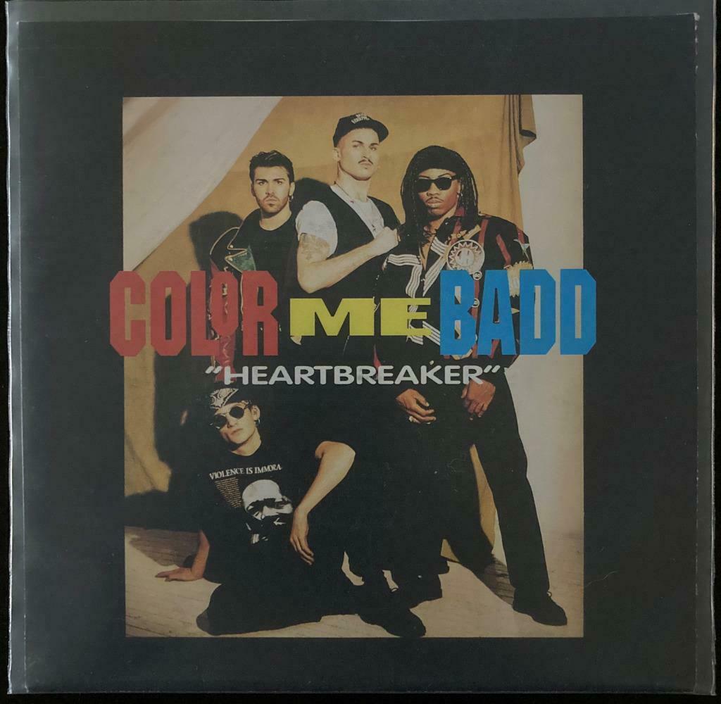 7" Color Me Badd - Heartbreaker (GIANT 1992) VG+, Envoi, Utilisé, Hip-hop et Rap