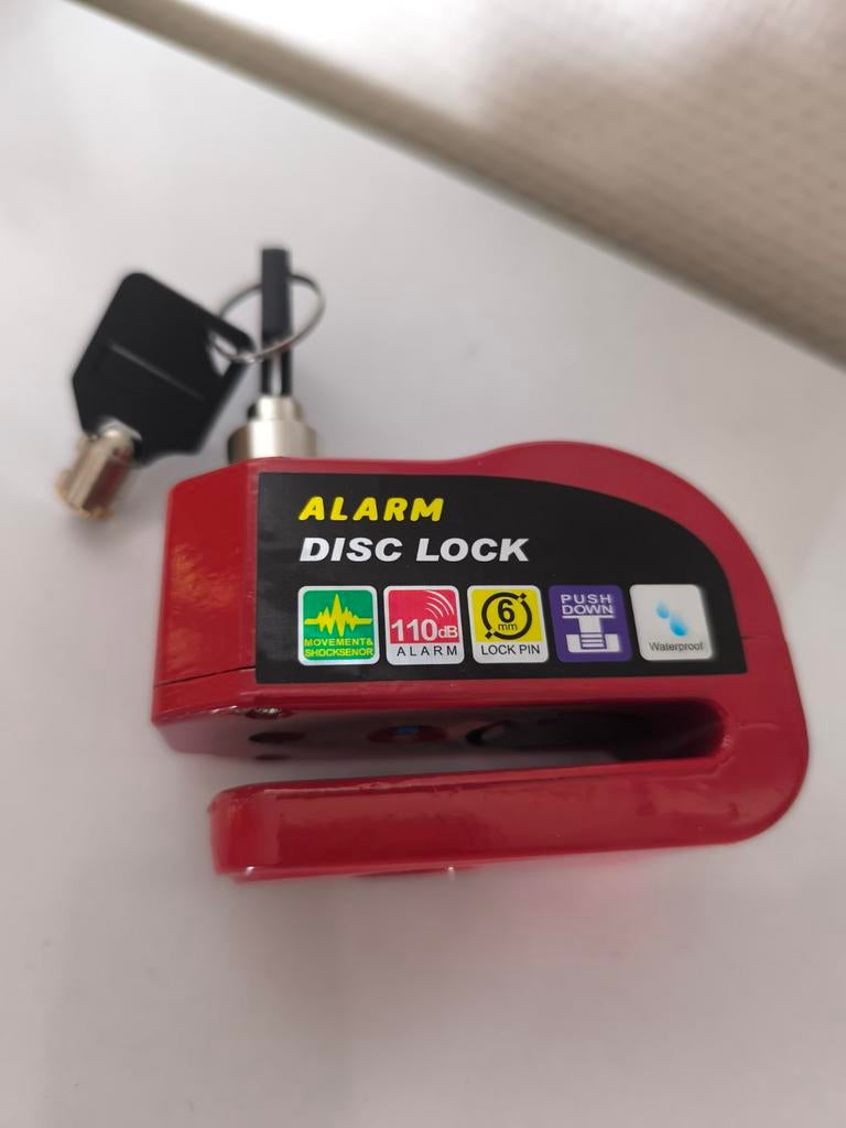 Bloque disque alarme moto scooter et même vélo état neuf, Enlèvement ou Envoi