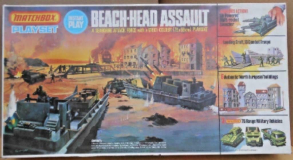 Gezocht : Matchbox Beach Assault, Hobby en Vrije tijd, Ophalen of Verzenden, Gebruikt, Overige typen