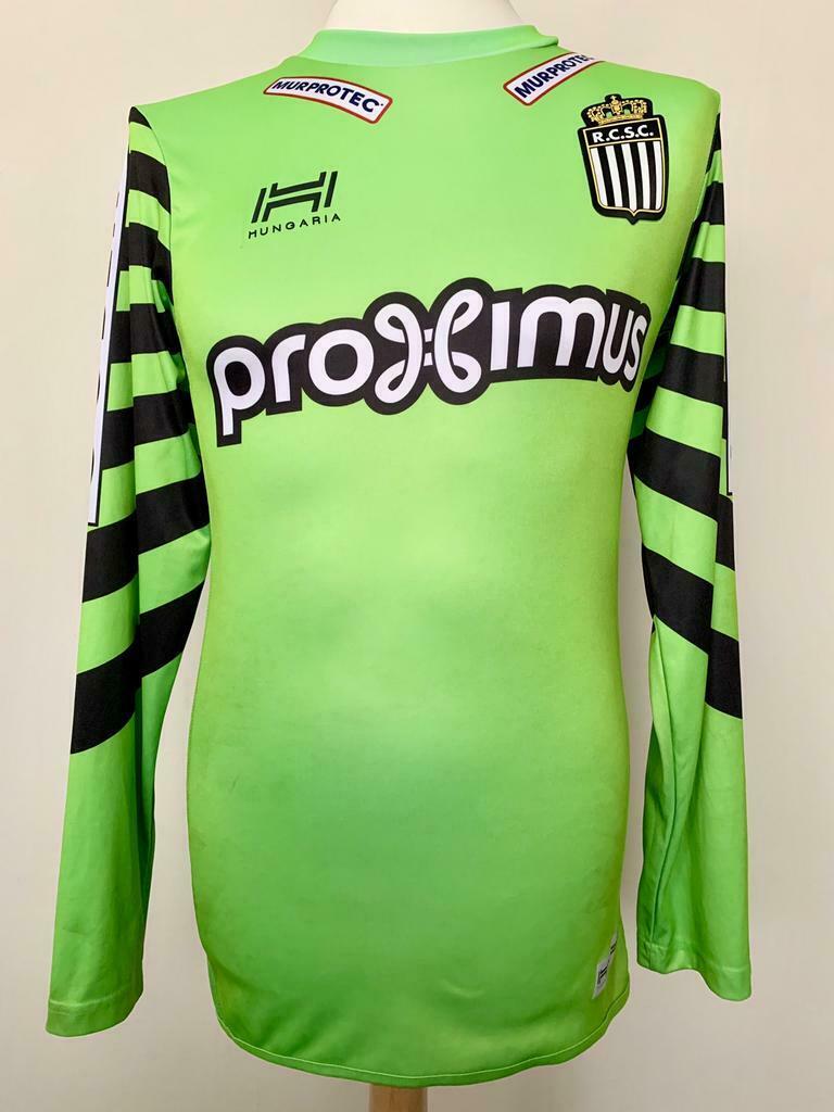 Maillot football Sporting Charleroi 2016-2017 GK, Sports & Fitness, Taille M, Utilisé, Maillot