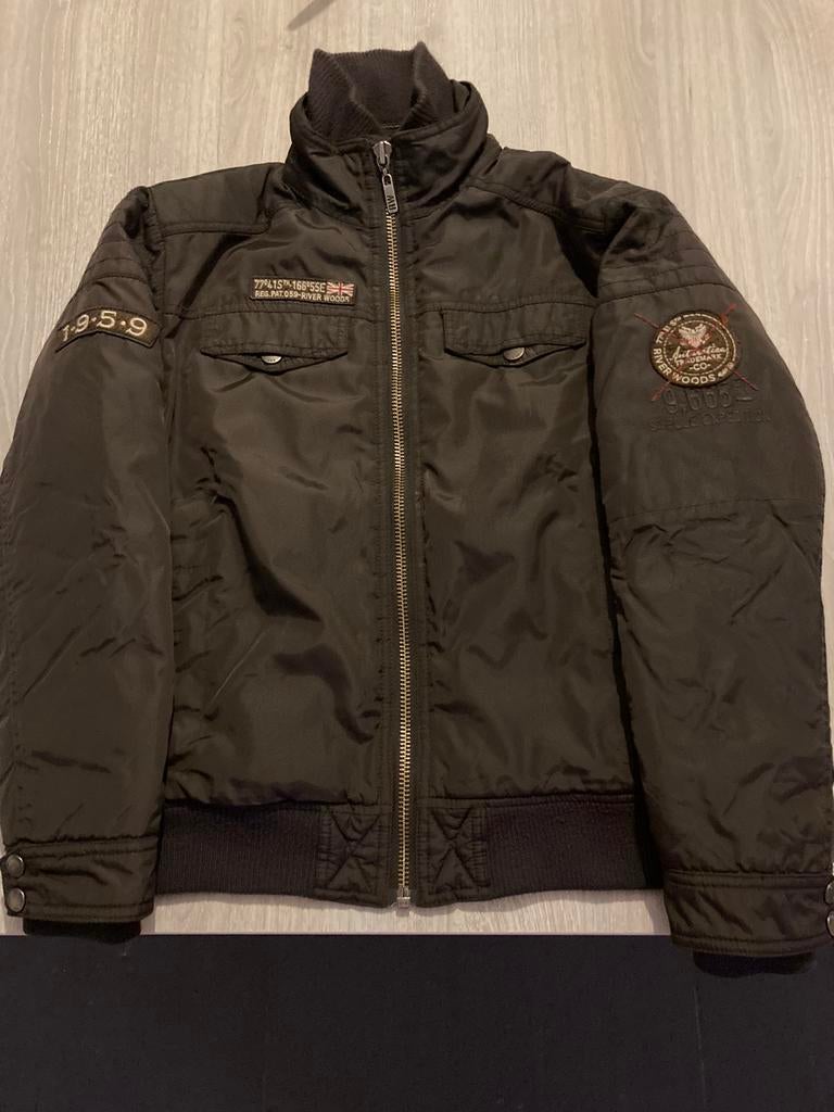 Jas River Woods 12 jaar, Kleding | Heren, Jassen | Winter, Ophalen of Verzenden, Zo goed als nieuw