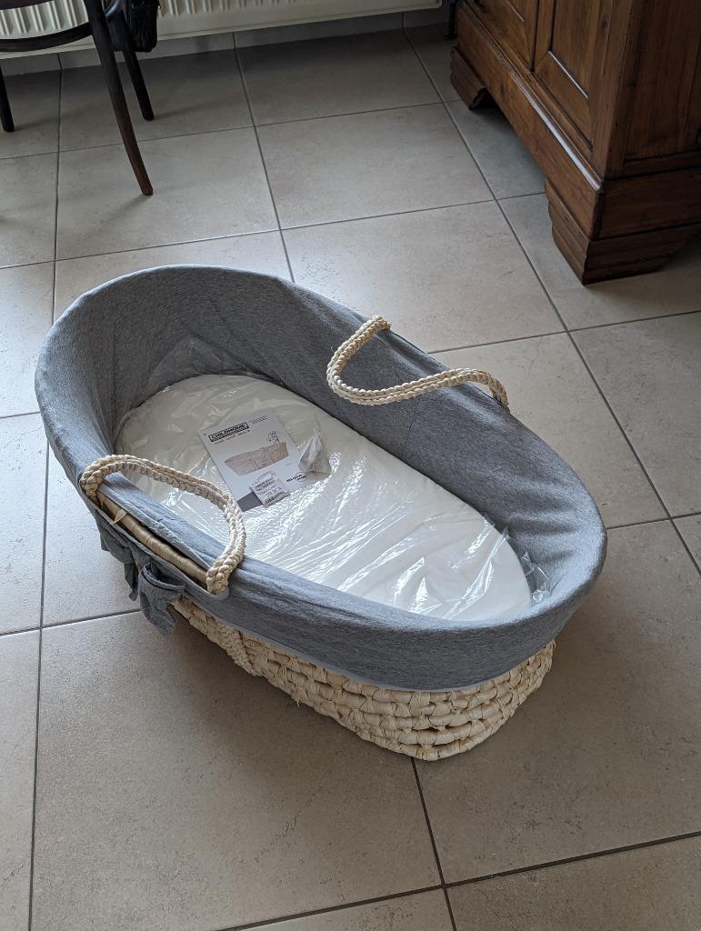 Childhome Carrying basket moses basket natural - grijs, Ophalen, Zo goed als nieuw, Overige typen