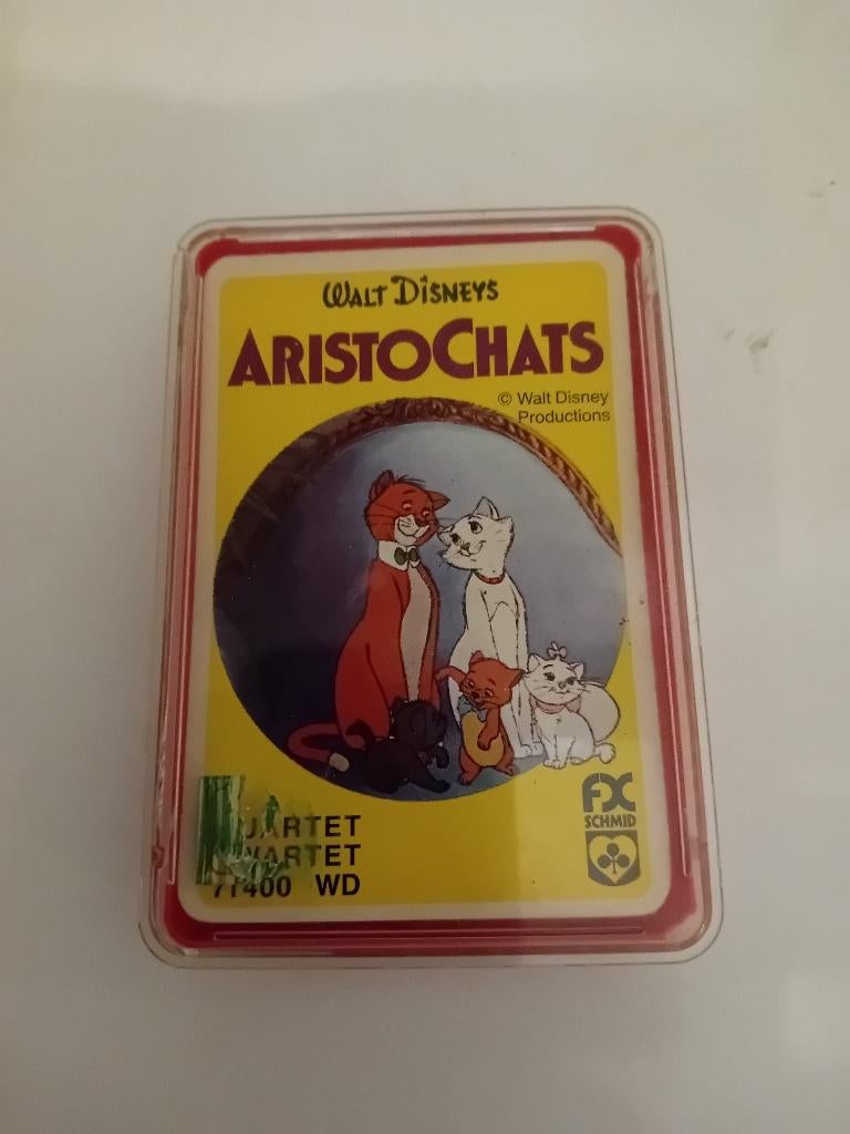 vintage kwartet kaartspel aristo katten, Ophalen of Verzenden, Zo goed als nieuw, Speelkaart(en)