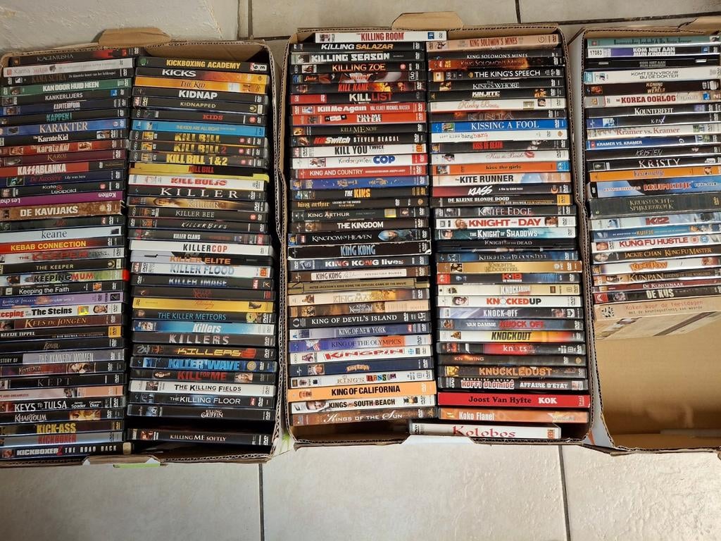 K : dvd's aan verschillende prijzen, Ophalen of Verzenden