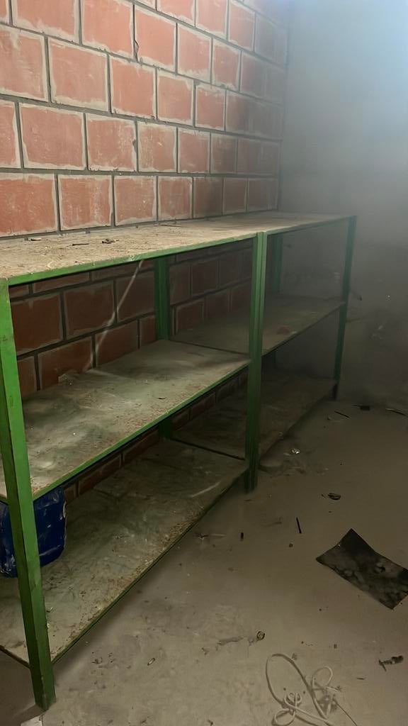 Heel stevig materiaal rek, Ophalen, Gebruikt