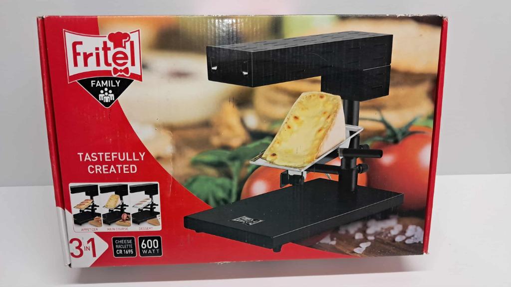 Raclette Fritel CR1695 – 600 W – Neuf, jamais servi, Enlèvement, Neuf, Moins de 4 personnes