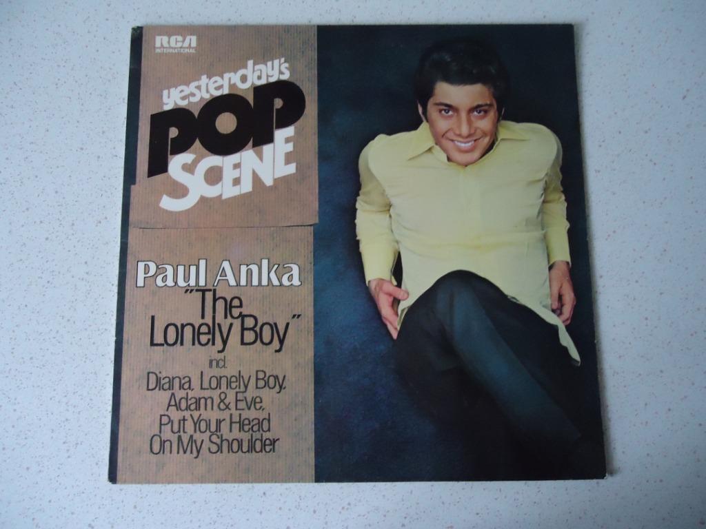 LP van "Paul Anka" The Lonely Boy anno 1972., Ophalen of Verzenden, Zo goed als nieuw, 12 inch