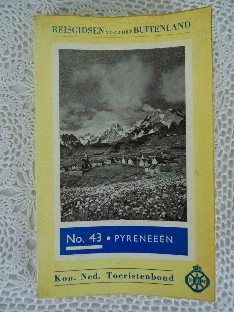 Guide de voyage vintage Pyrénées 1964 ANWB guide de voyage c, Livres, Guides touristiques, Guide ou Livre de voyage, ANWB, Enlèvement ou Envoi