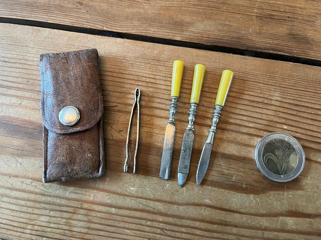 Mini set de manucure - vintage, Gebruikt