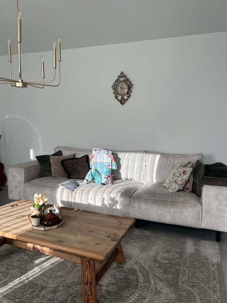 Comfortable zetel te koop, Huis en Inrichting, Zetels | Complete zithoeken, Ophalen, Zo goed als nieuw, Stof