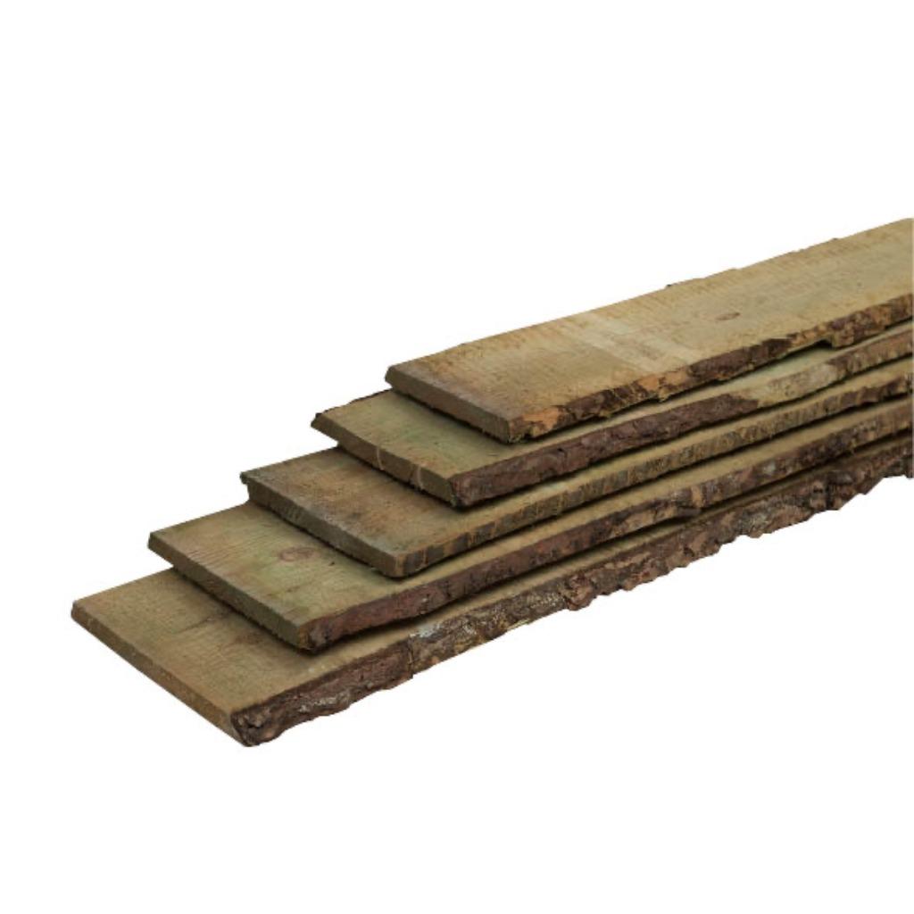 Schorsplanken | Schaaldelen | Boomplanken, Bricolage & Construction, Bois & Planches, Épicéa, Imprégné, Enlèvement
