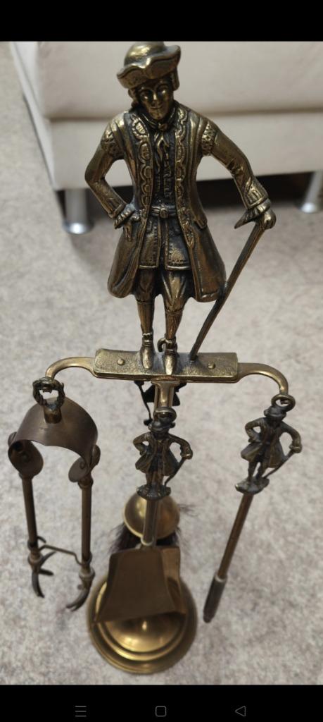 Bel ensemble de cheminée, en bon état., Enlèvement, Cuivre