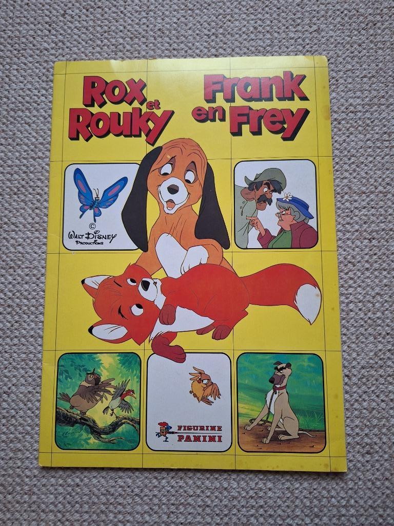 Panini - Frank en Frey / Rox et Rouky (1981) - 271 stickers, Verzamelen, Ophalen of Verzenden, Gebruikt, Strip of Tekenfilm