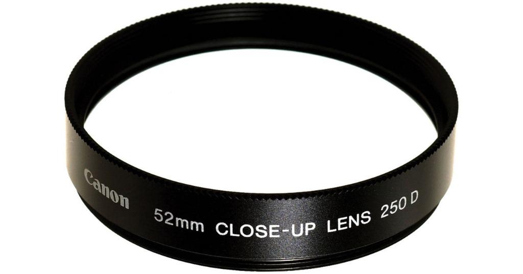 Canon 52mm Close Up Macro Lens 250D, Overige merken, Overige typen, Ophalen of Verzenden, Zo goed als nieuw