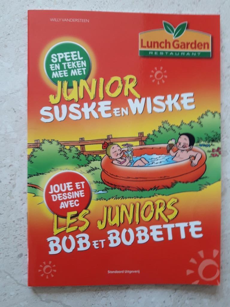 Jardin à déjeuner pour enfants Suske et Wiske, Une BD, Comme neuf, Willy van der steen, Enlèvement ou Envoi