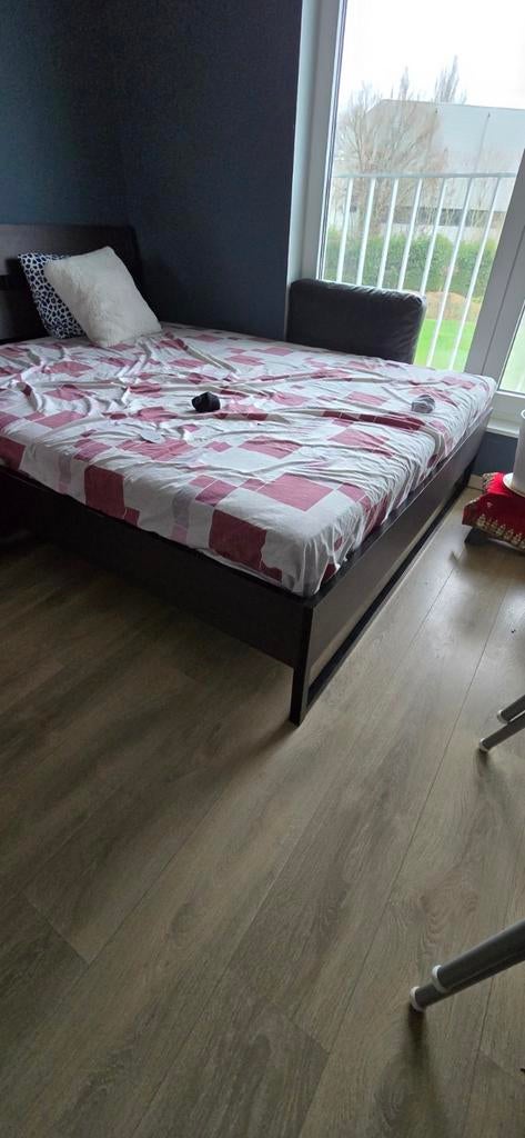 Lit + matelas Ikea Trysil 160x200 de bonne qualité, Enlèvement