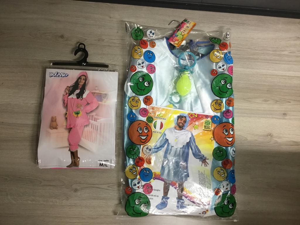 Carnaval pyama baby, Ophalen, Zo goed als nieuw, Maat 38/40 (M)