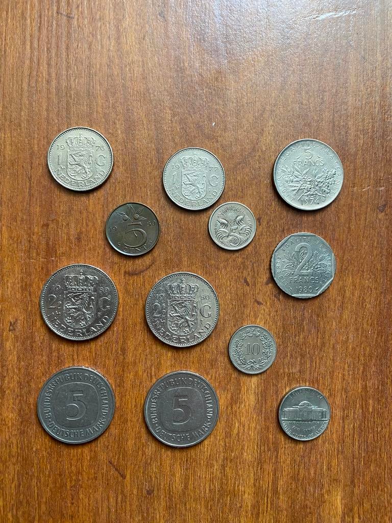 Anciennes pièces de monnaie france allemagne pays bas, Enlèvement ou Envoi, Monnaie
