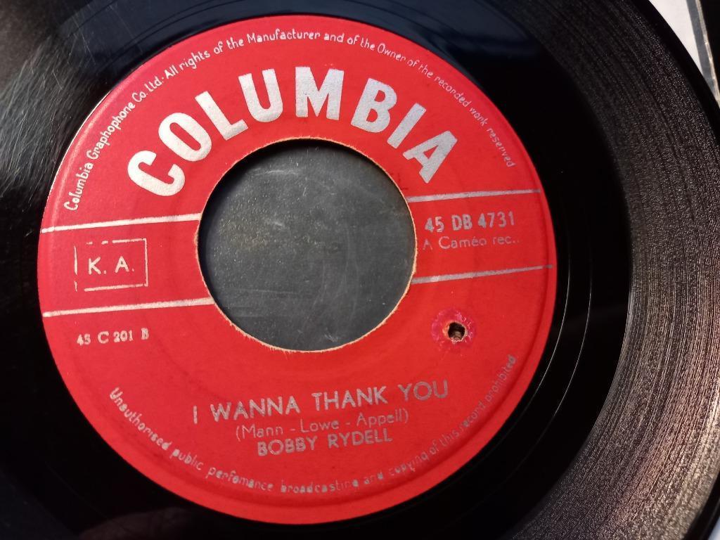 Bobby Rydell - The Door To Paradise / I Wanna Thank You '7, Enlèvement ou Envoi, Utilisé, Pop