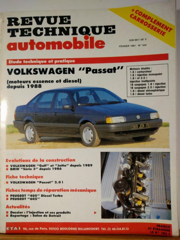 RTA - VW Passat - Golf - Jetta - BMW serie 3 - n 524, Autos : Divers, Modes d'emploi & Notices d'utilisation, Envoi