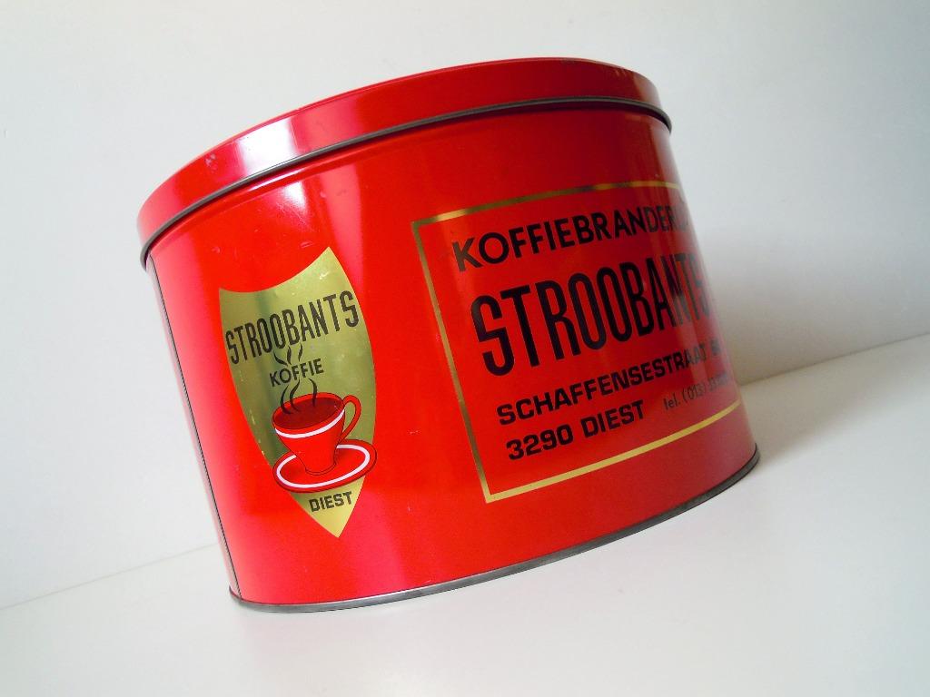 Groot blik van Stroobants koffie, Ophalen of Verzenden, Zo goed als nieuw, Koffie, Overige merken