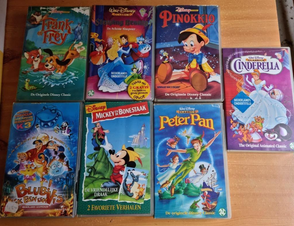 Disney sprookjes VHS, Ophalen, Gebruikt, Tekenfilm, Alle leeftijden