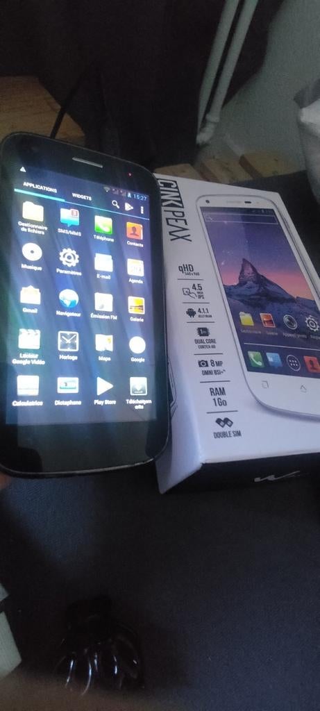 Téléphone wiko cink peak, Enlèvement, Utilisé, 6 mégapixels ou plus, Sans simlock