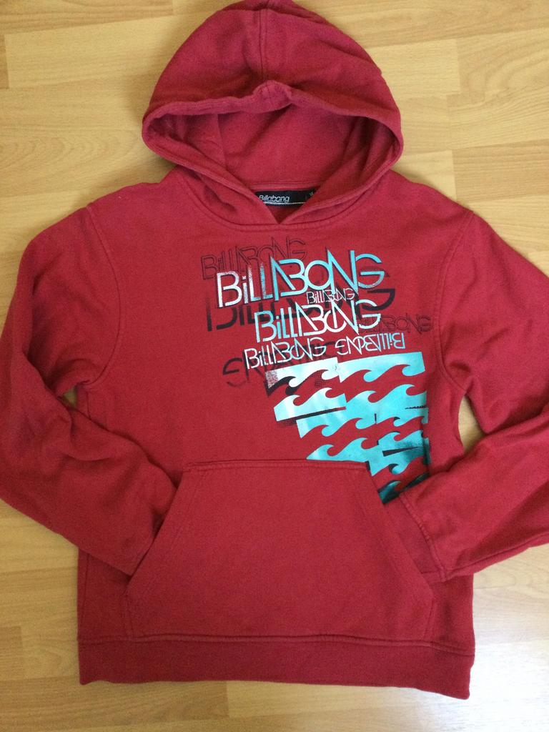 Billabong hoodie donkerrood maat 164, Kinderen en Baby's, Ophalen of Verzenden, Zo goed als nieuw, Billabong, Trui of Vest