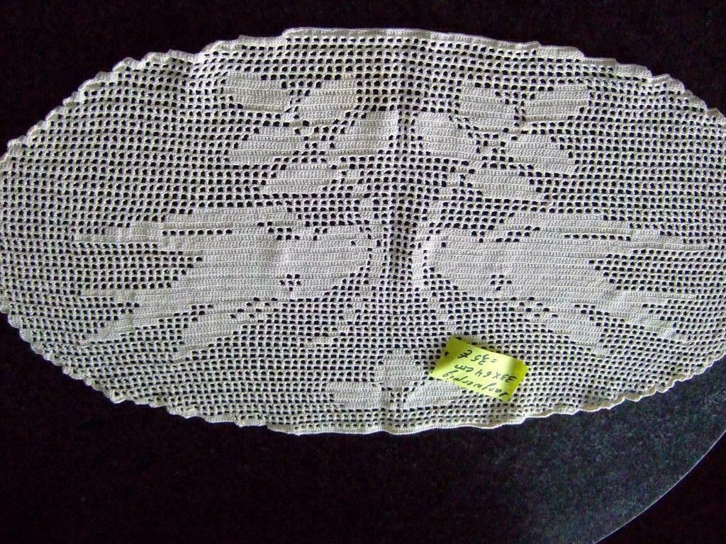 Napperon de décoration (crochet à la main), Enlèvement ou Envoi, Neuf, Ovale, Intérieur