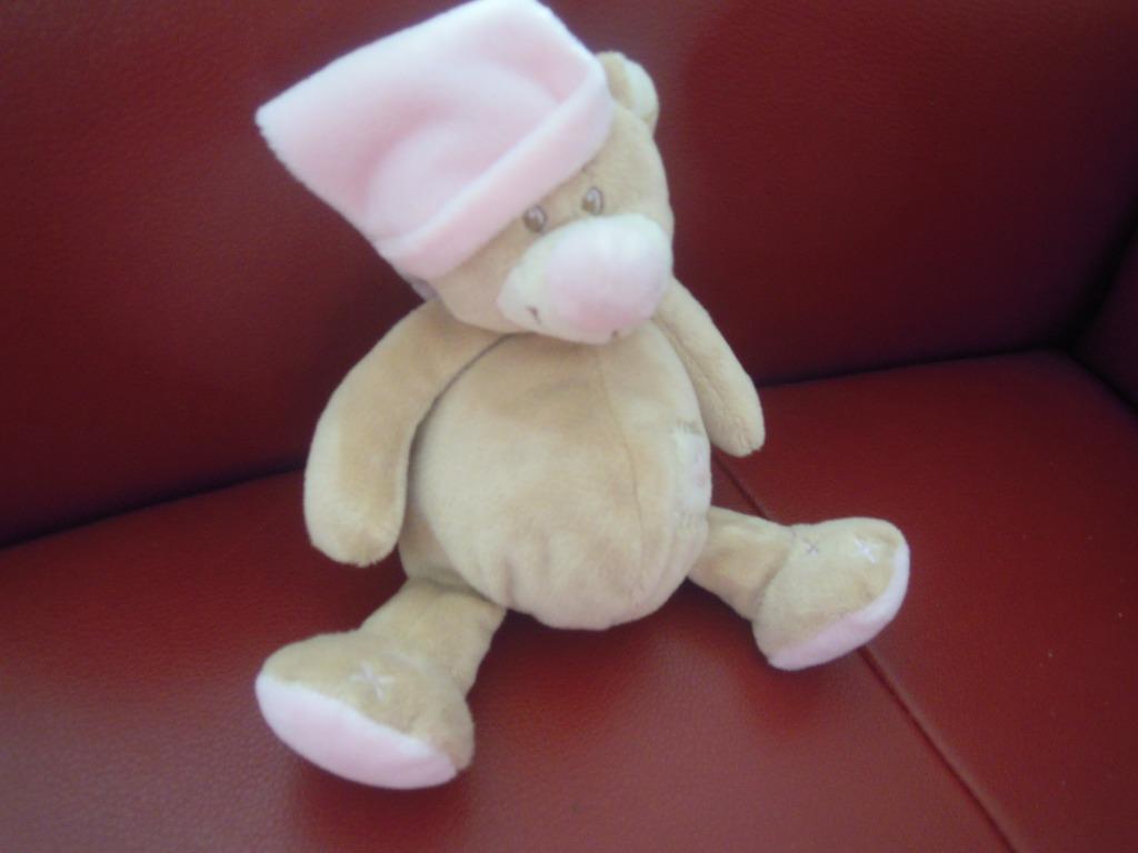 knuffel dou kidou beer met muts, Ophalen of Verzenden, Nieuw, Beer