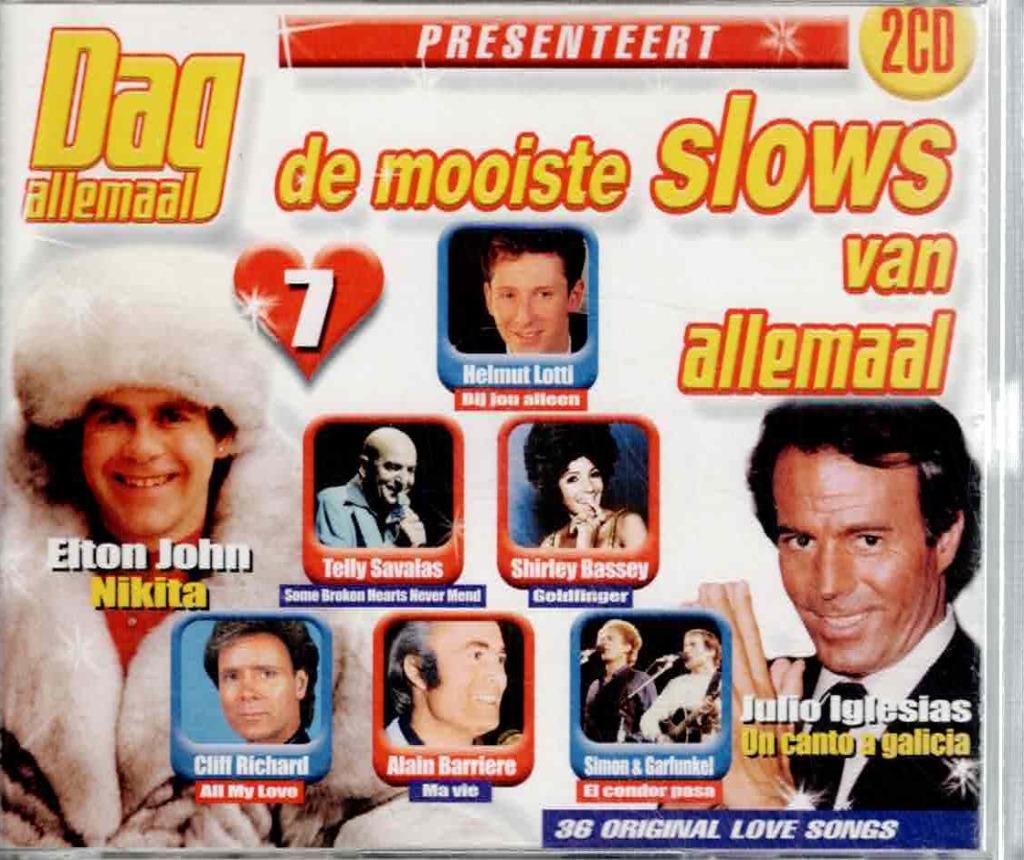 2 x cd   /   De Mooiste Slows Van Allemaal 7, Ophalen of Verzenden
